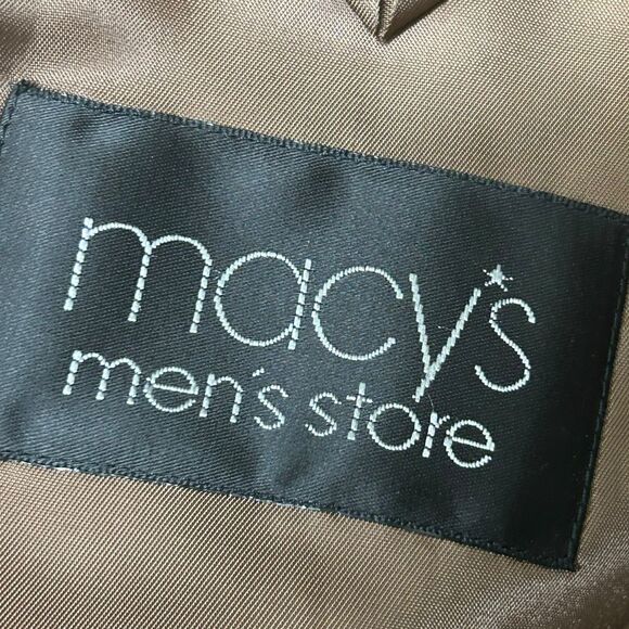 Lauren Ralph Lauren Men’s Wool Blazer Size 44L Elbow Patches Green Herringbone - Picture 14 of 15